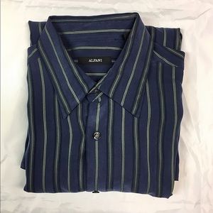 Alfani Long Sleeve Medium Dress Shirt